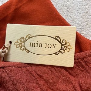 Joyfolie MiaJoy Girls rust maxi dress Size 12